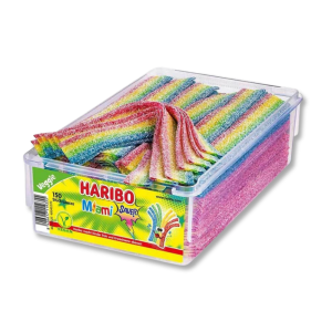 Boite tubo de pasta basta miami pik multicolores acidulées