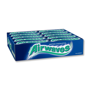 Carton airwaves menthol eucalyptus qui sont des chewing gum sans sucre