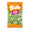 Sachet gros conditionnement de rondelle pomme trolli qui sont des rondelles de bonbons vertes à la pomme