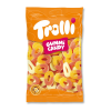 Sachet gros conditionnement de rondelles pêche trolli qui sont des bonbon orange à la pêche