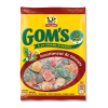 Sachets jaune et marrons de gom's qui sont des bonbon gomme d'acacia