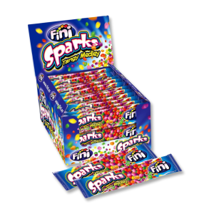 Gros conditionnement de sparks mélange acide, qui sont des petits bonbons aux goûts acides de chez fini