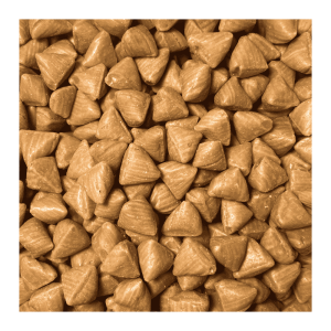 vrac de berlingots marron qui sont des bonbon sure au caramel beurre salé