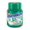 Boite verte individuelle de mentos qui sont des chewing-gum pure fresh cholo au thé vert