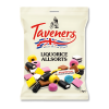 Sachet de réglisse anglaise Taveners qui sont des réglisses colorés, pour tous les goûts