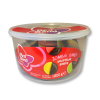 Boite tubo de sourire réglisse et fruits qui sont des bonbon moitié réglisse et fruits en forme de sourires