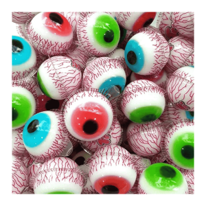 Vrac de bonbon gélatineux en forme d'œil de chez trolli