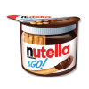 Boite de nutella & go avec de la pâte à tartiner nutella et des batonnets