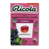 Boite de ricola cassis couleur magenta