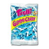 Sachet gros conditionnement de requins trolli qui sont des bonbon en gélatine de couleurs bleu et blanc