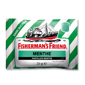 Sachet individuel de fisherman's friend à la menthe sans sucre