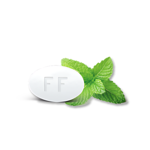 pastille de fisherman's friends à la menthe sans sucre de couleur blanche