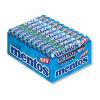 Carton gros conditionnement de mentos mint qui sont des dragués à maché à la mente