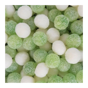 Vrac de billes à sucer à l'anis kibli blanche et verte