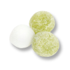 Billes anis kublis de couleurs verte et blanche