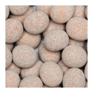 Vrac de billes marrons d'anis de flavigny à la réglisse
