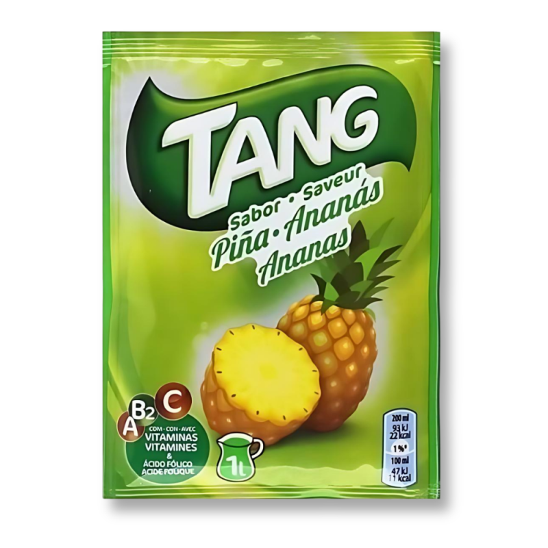 Sachet vert de Tang ananas qui est une poudre de boisson