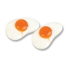 Oeufs au plat lisses de chez fini qui sont des bonbons en forme d'oeufs au plat