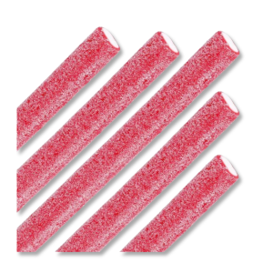 Bâton fraise acide qui sont des bonbons acidulés au parfum de fraise