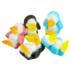 Pingouins couleurs assorties