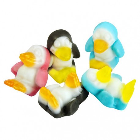 Pingouins couleurs assortis