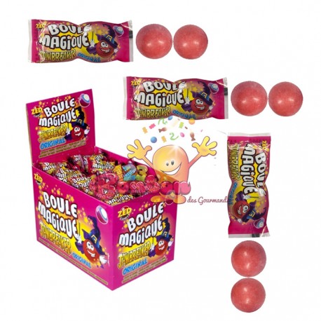 Boules magiques fruits rouges