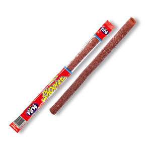 Emballage individuel de shooter cola de chez fini qui est une longues paille acidulés de chez fini