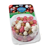 Boite plastique de chewing gum ballons de foot au gout de cola