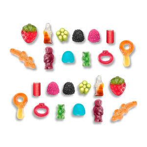 Bonbons du world mix de chez Haribo