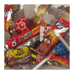 Vrac de confiserie au cola