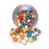 Assortiment de billes de chewing-gum de couleurs