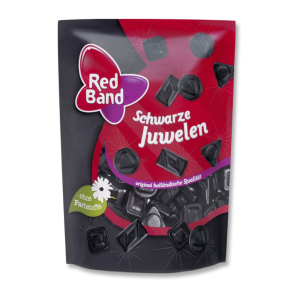 Sachet de bonbon bijoux noirs au rélgisse