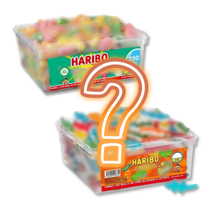 Lot de 2 tubo mystère Haribo