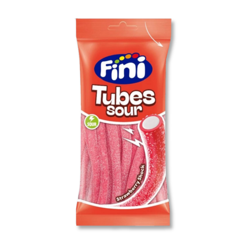 Baton fraise acide qui sont des bonbons acidulés au parfum de fraise