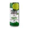 Canette de soofty mojito qui est une boisson pétillante au gout de mojito, dans une canette transparente