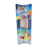 Paille cool milk dans un emballage bleu qui sont des pailles à la banane et la cerise qui aromatise le lait