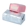 Chewing gum rose avec un coeur blanc au goût de fraise