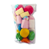 Mix guimauve qui est un sachet d'assortiments de guimauves différentes, de différentes couleurs et goûts.
