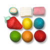 Guimauves du mix guimauves de différentes couleurs et goût