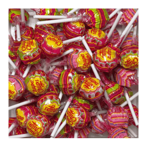 Vrac de chupa chups à la fraise et assortiments fraise
