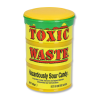 Mini bidon jaune toxic waste qui sont des bonbons ultra acides emballés
