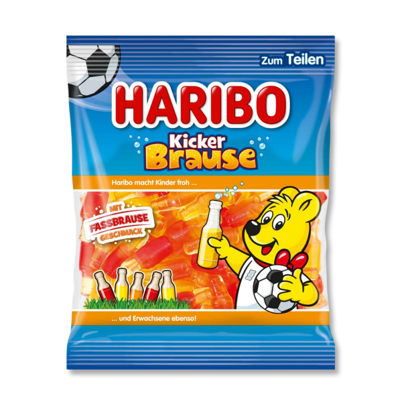 bonbon soda gélifié haribo orange et rouge