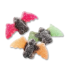 Chauve souris acidulés haribo de couleurs noir, rouge, verte et orange