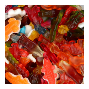 Vrac de bonbon phantasia Haribo aux formes et couleurs différentes