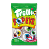 Sachet de Bonbon Trolli, paquet vert et jaune, Bonbon en forme d'yeux