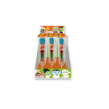 Présentoir de brochettes Horrific Ke Boo avec bonbons en formes effrayantes (cervelle, oreille, œil, doigt) spécial Halloween.