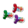 Sucettes Dummy Pop colorées et monstrueuses, goût fruité, amusantes et parfaites pour Halloween. 👻